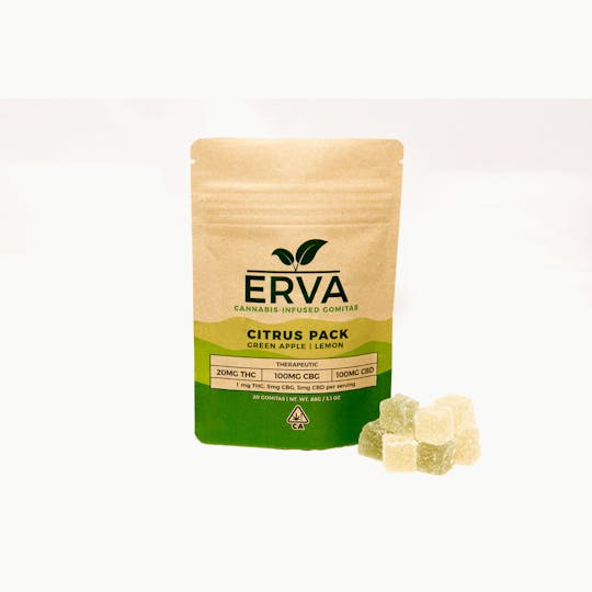 Erva Edibles - Therapeutic- Citrus Pack - 1