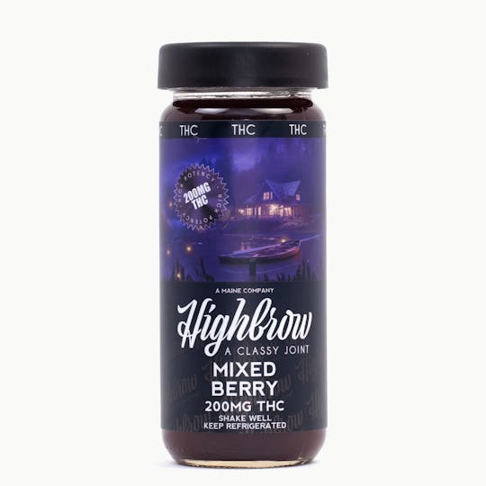 Highbrow - Highbrow Mixed Berry Drink 200mg - Medical - 1