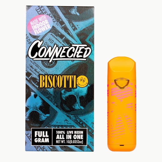 Connected Cannabis Co. - Biscotti - All In One Vape - Full Gram - 1