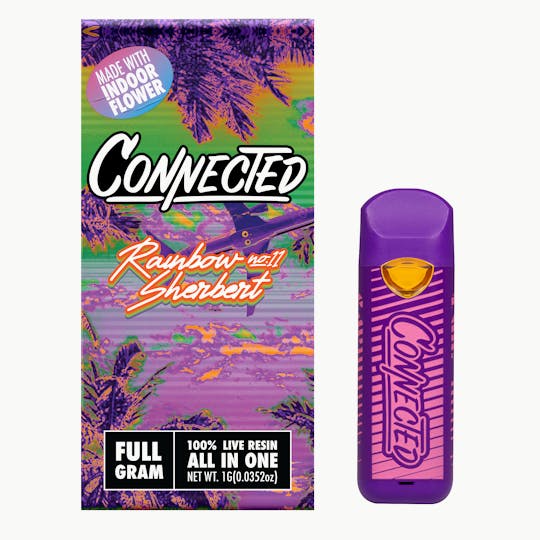 Connected Cannabis Co. - Rainbow Sherbert #11 - All In One Vape - Full Gram - 1