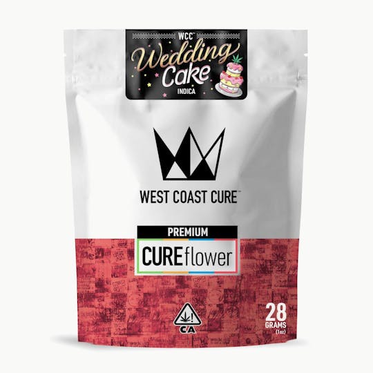 West Coast Cure - Wedding Cake - 28G Premium Flower - 1