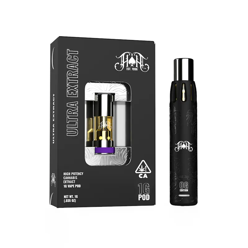 Heavy Hitters God's Gift Indica - Ultra Extract High Potency Oil - 1G Pod pod