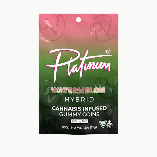 Platinum Vape - Platinum Vape 200mg Gummies - Watermelon (Hybrid) - 1