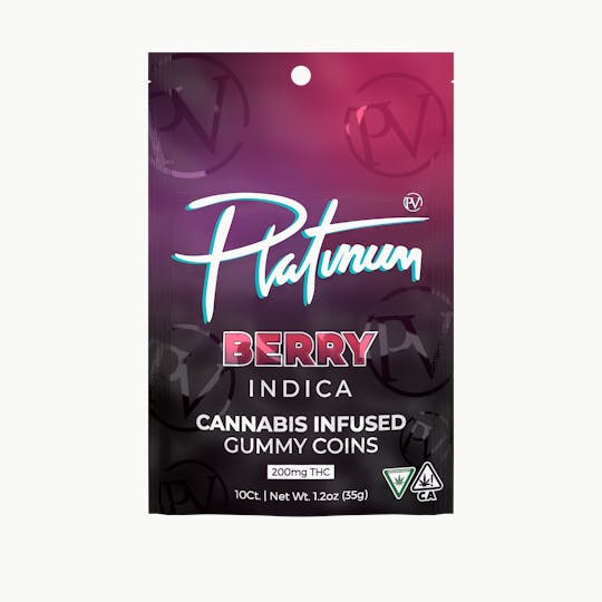 Platinum Vape - Platinum Vape 200mg Gummies - Berry (Indica) - 1
