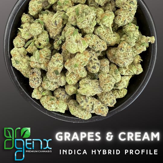 GroGenx - GroGenx - FLOWER (SMALLS) - GRAPES & CREAM - 1