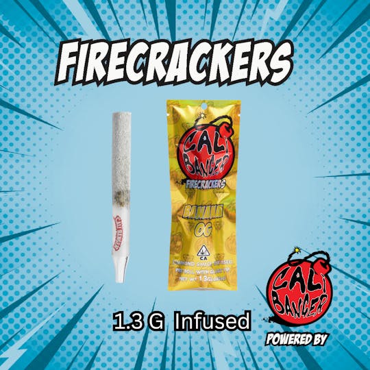 Firecracker by Cali Banger - Firecracker by Cali Banger Infused Pre Roll BANANA OG - 1.3 Gr - 1