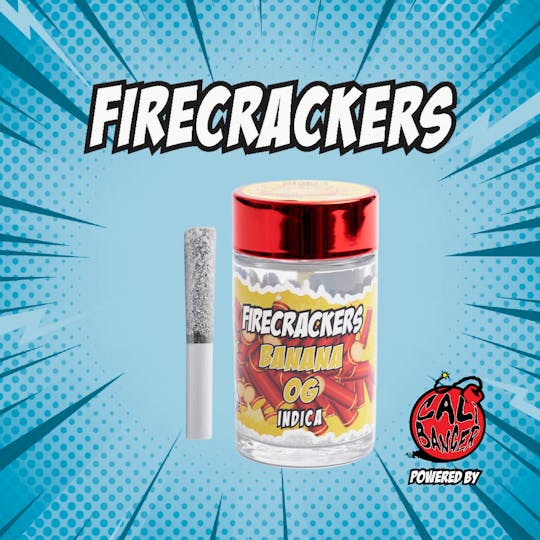 Firecracker by Cali Banger - Firecracker by Cali Banger Infused Pre Roll BANANA OG - 5 x 0.6 - 3.0 Gr - 1