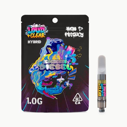 Loud+Clear - Loud + Clear - Blueberry Diesel Cartridge - 1g - 1