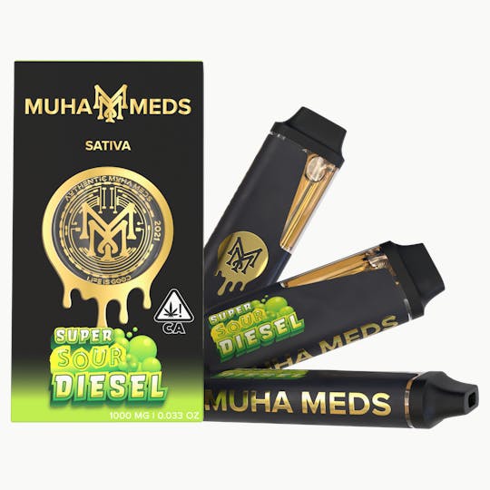 Muha Meds - Super Sour Diesel Disposable 1000MG - 1