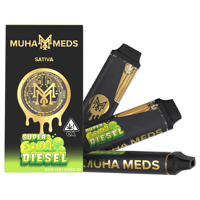 Muha Meds Super Sour Diesel Disposable 1g