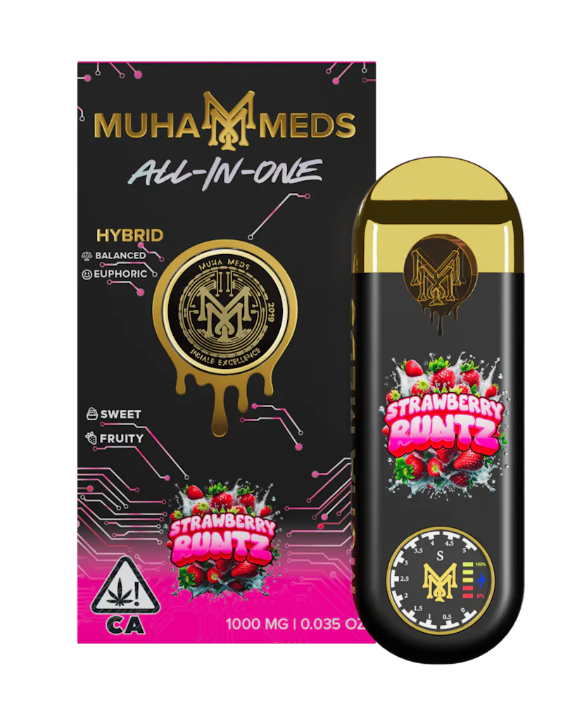 Muha Meds Strawberry Runtz Disposable 1g