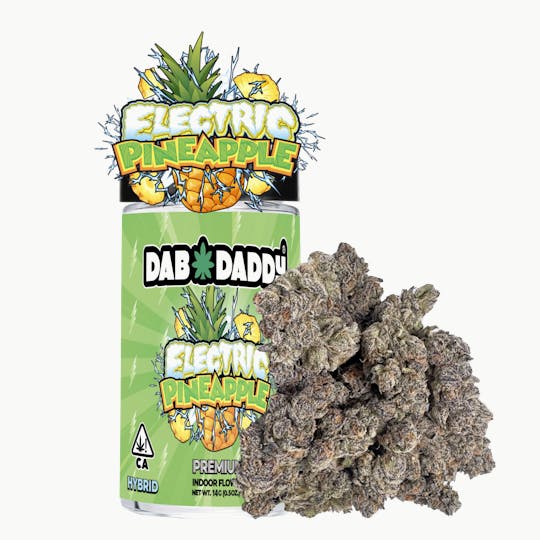 Dab Daddy Ⓡ - Electric Pineapple Flower Dab Daddy® 14g Premium Indoor Flower - 1
