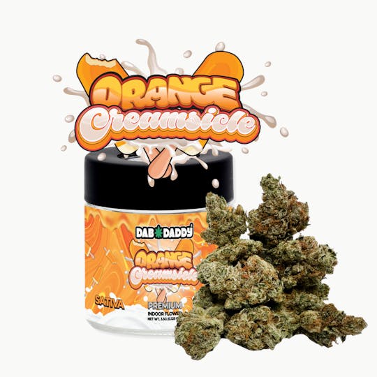 Dab Daddy Ⓡ - Orange Creamsicle Flower Dab Daddy® 3.5g Premium Indoor Flower - 1