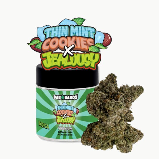 Dab Daddy Ⓡ - Thin Mint Cookies X Jealousy Flower Dab Daddy® 3.5g Premium Indoor Flower - 1