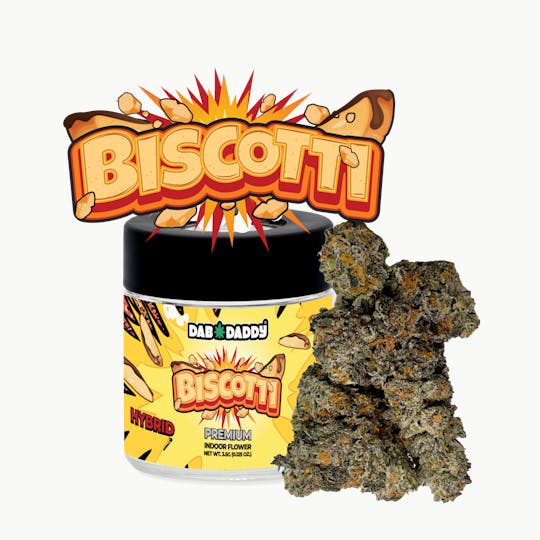 Dab Daddy Ⓡ - Biscotti Flower Dab Daddy® 3.5g Premium Indoor Flower - 1