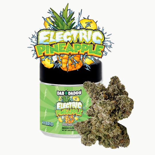 Dab Daddy Ⓡ - Electric Pineapple Flower Dab Daddy® 3.5g Premium Indoor Flower - 1