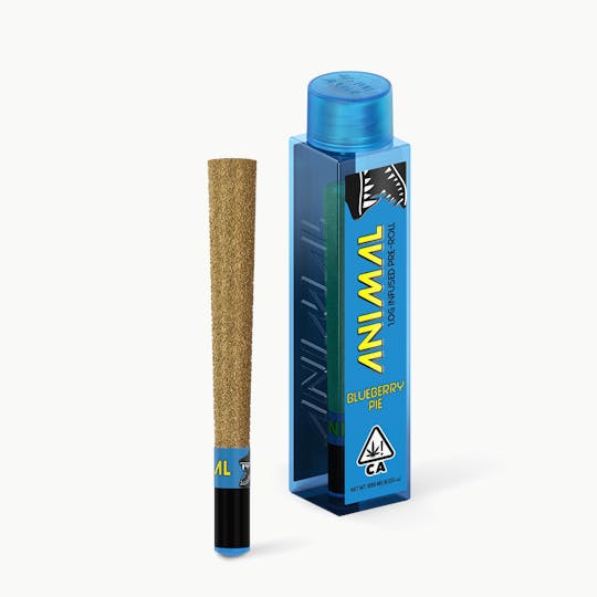 Go Full Animal - ANIMAL - 1G SUPER INFUSED PRE ROLL - BLUEBERRY PIE - 1