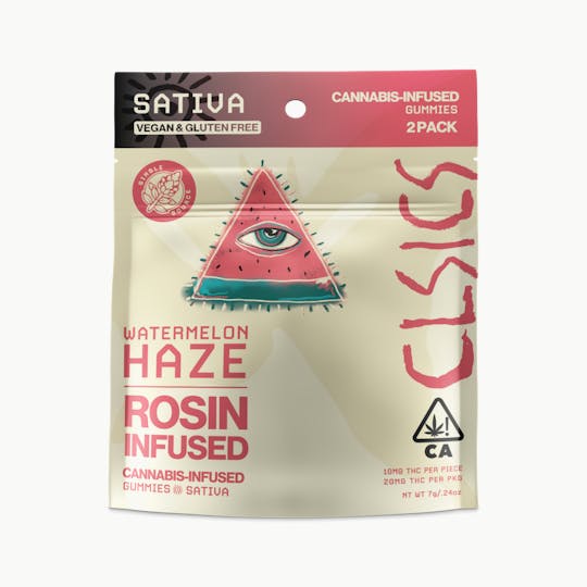 CLSICS Rosin & Rosin Infused Pre Rolls - Watermelon Haze - 2Pk GUMMIES LIVE ROSIN INFUSED - 1