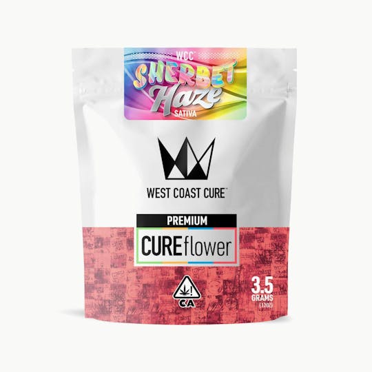 West Coast Cure - Sherbet Haze - 3.5G Premium Flower - 1