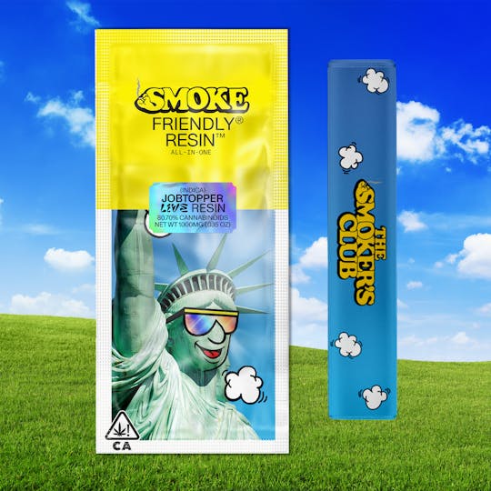 Friendly Brand - Friendly Brand x The Smoker's Club | Jobtopper - Indica | 1g Live Resin - 1