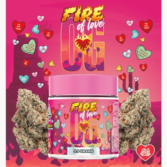 HIGH 90s - High 90s : Fire of Love OG 3.5g Flower - 1