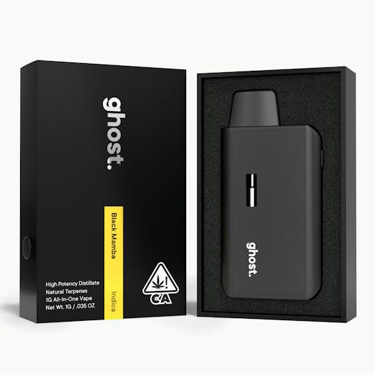 ghost. - 1g Black Mamba All-In-One Vape - 1