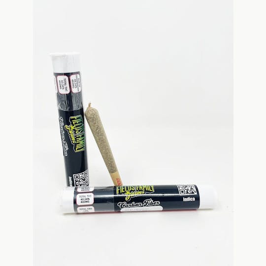 Fields Family Farmz - Carbon Fiber 1g Kief Infused Single Pre Roll - 1