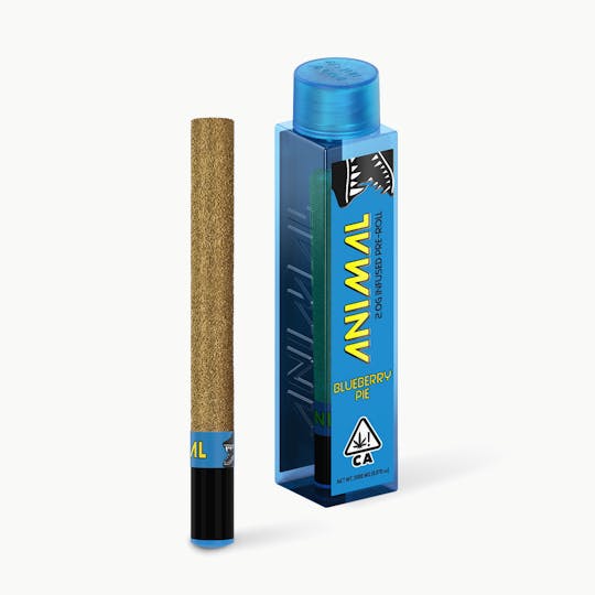 Go Full Animal - ANIMAL - 2G SUPER INFUSED PRE ROLL - BLUEBERRY PIE - 1