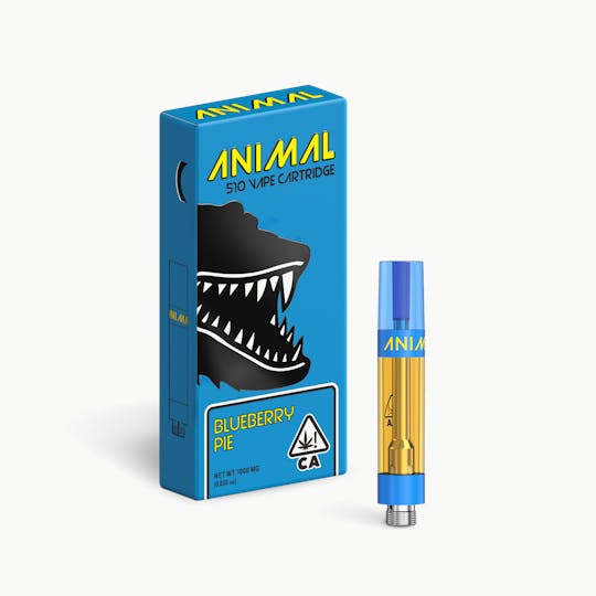 Go Full Animal - ANIMAL - 1G ANIMAL - 1G HIGHLY POTENT 510 VAPE CART - BLUEBERRY PIE - 1