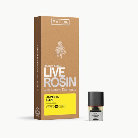 PAX - Live Rosin with Diamonds - Amnesia Haze 0.5g - 1