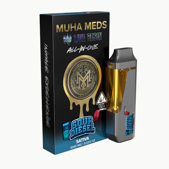 Muha Meds - Sour Diesel Live Resin All In One - 1