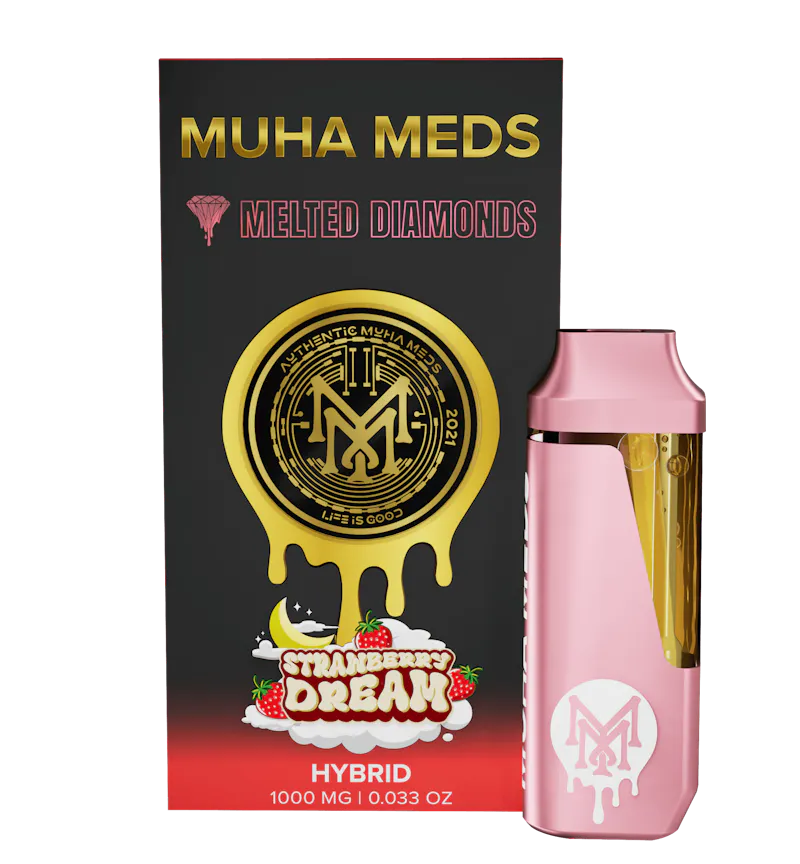 Muha Meds Strawberry Dream Melted Diamonds Disposable 1g