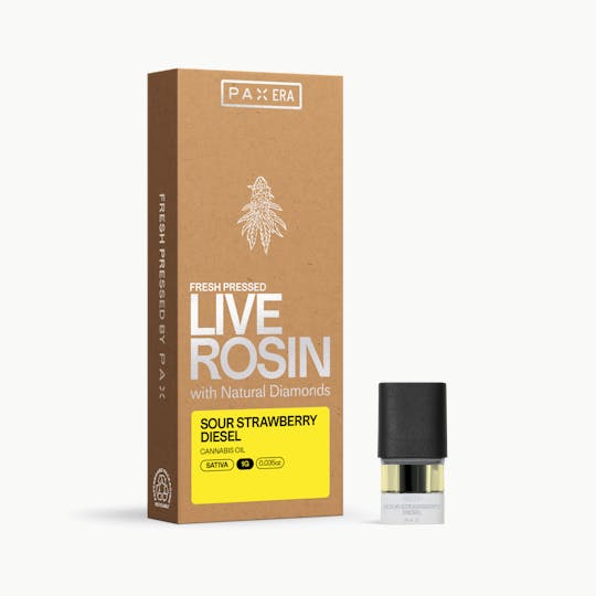 PAX - PAX Live Rosin - Sour Strawberry Diesel - 1g Pod - 1