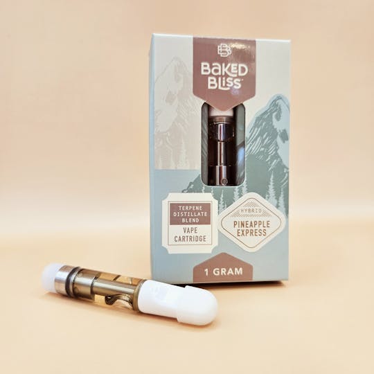 Baked Bliss Edibles - Baked Bliss 1g Pineapple Express Distillate Cartridge - 1