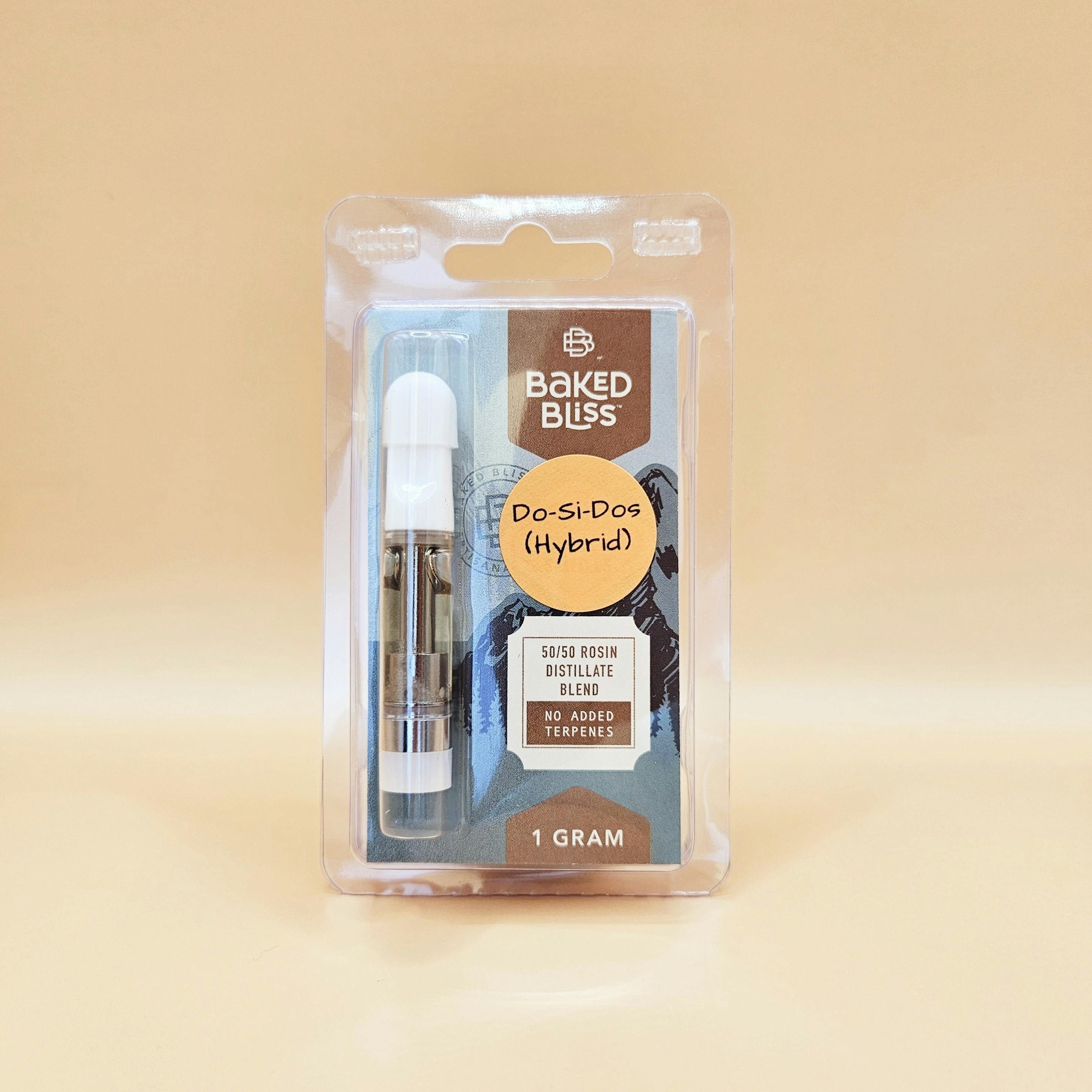 Baked Bliss Edibles - Baked Bliss Do-Si-Dos 1g Hash Rosin/Distillate Cartridge - 1