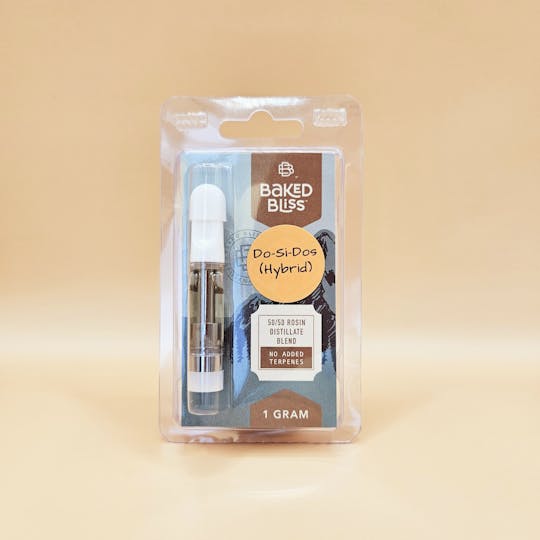 Baked Bliss Edibles - Baked Bliss Do-Si-Dos 1g Hash Rosin/Distillate Cartridge - 1