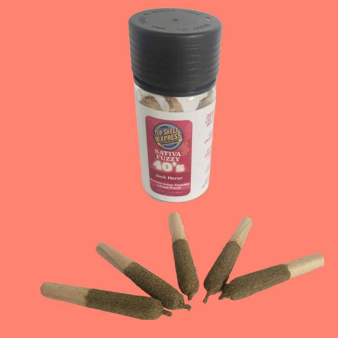 Top Shelf Express - Blue Dream Fuzzy Prerolls (5pk/.05g) - 1