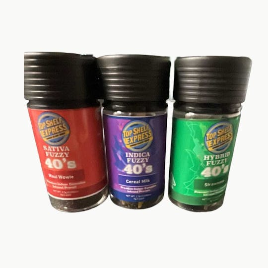 Top Shelf Express - Cherry Zlush Fuzzy Prerolls (5pk/.05g) - 1