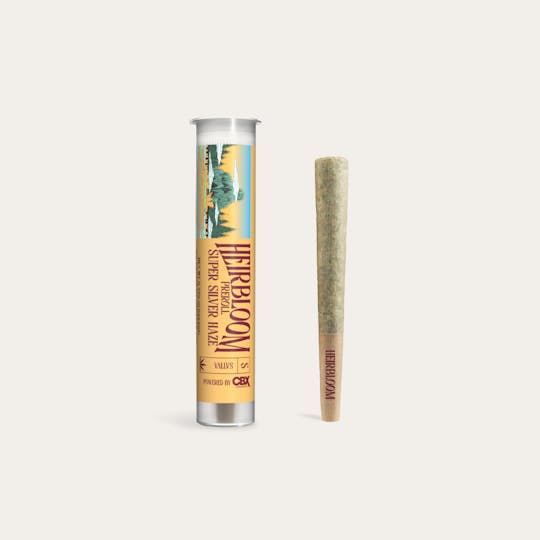 Heirbloom Legacy Flower - Super Silver Haze Pre Roll 0.75g - 1