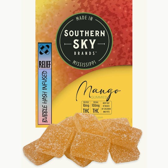Southern Sky Brands - Mango Bubble Hash Gummies 100mg - 1