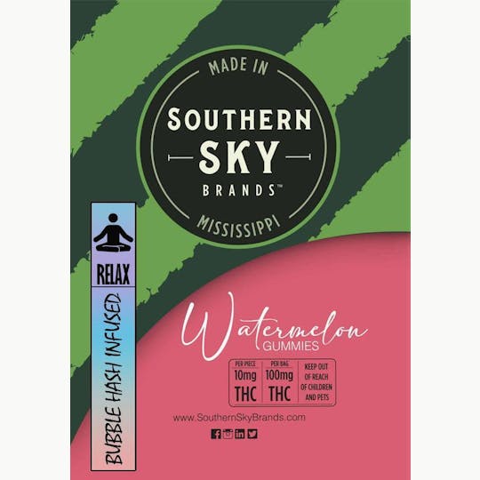Southern Sky Brands - Watermelon Hash Gummies 100mg - 1