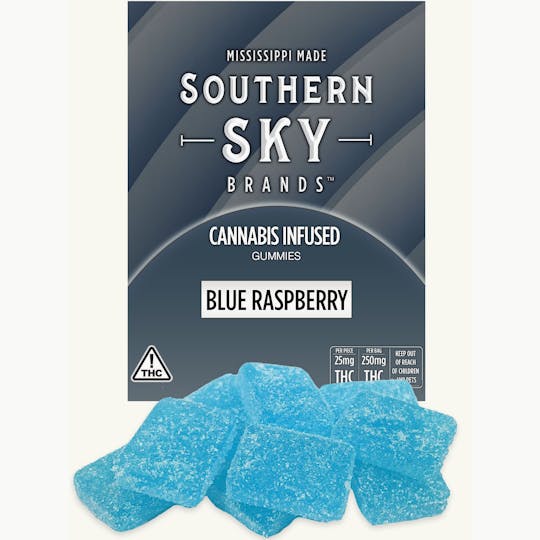 Southern Sky Brands - Blue Raspberry Gummies 250mg - 1
