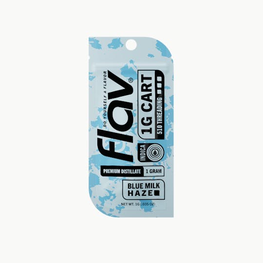 Flav - Vape - Cartridge - 1.0g - Distillate - Blue Milk Haze - Hybrid - 1
