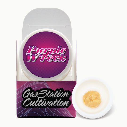 Gas Station Cultivation - Purple Wreck Cured Badder 1G - 1