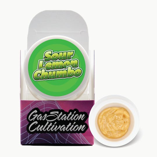Gas Station Cultivation - Sour Lemon Chumbo Cured Badder 3.5G - 1