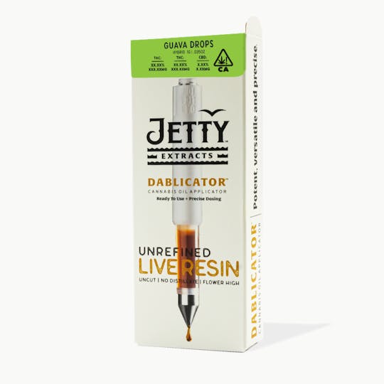 Jetty Extracts - Guava Drops 100% Live Resin Dablicator™ Oil Applicator 1g - 1