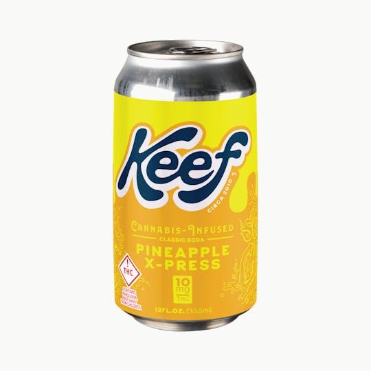 Keef Brands - Keef Classic Soda Pineapple X-Press - 10mg - 1