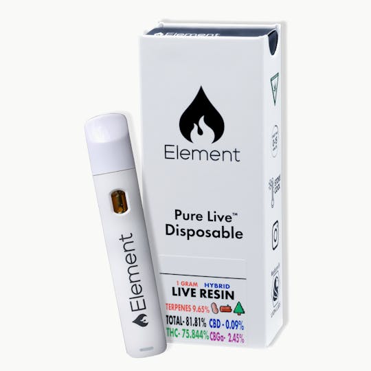 Element - Element Pure Live Disposable 1G - Granny's Apple Fritter - 1