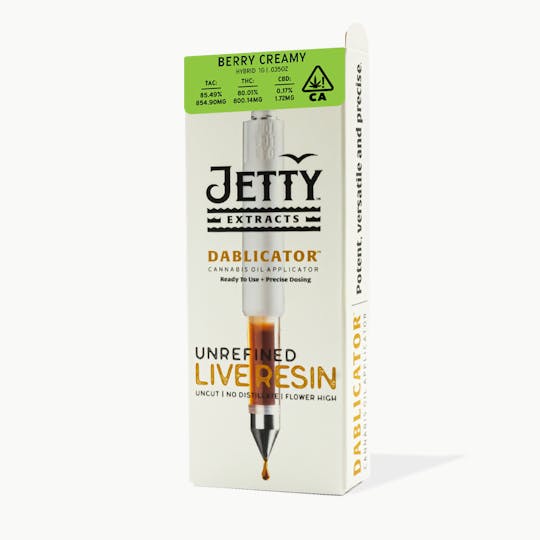 Jetty Extracts - Berry Creamy 100% Live Resin Dablicator™ Oil Applicator 1g - 1