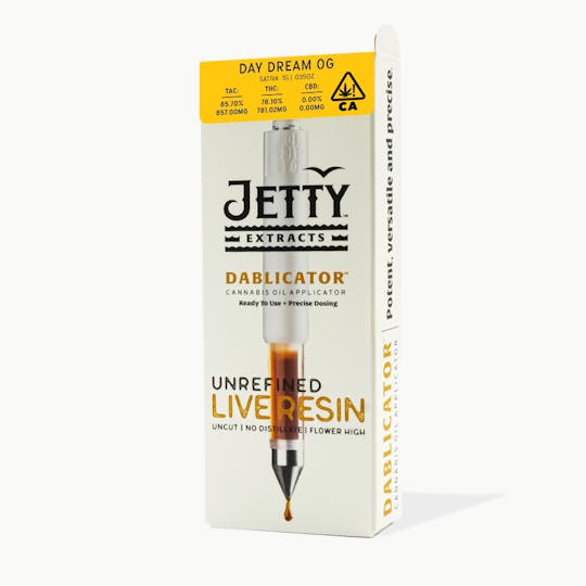 Jetty Extracts - Day Dream OG 100% Live Resin Dablicator™ Oil Applicator 1g - 1